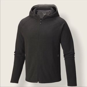 Mountain Hardwear Toast Twill Zip Black Hoodie